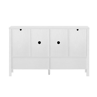 Trikiousd Modern Sideboard Buffet Side Cabinet Entryway Console Table with Bottom Storage Shelf