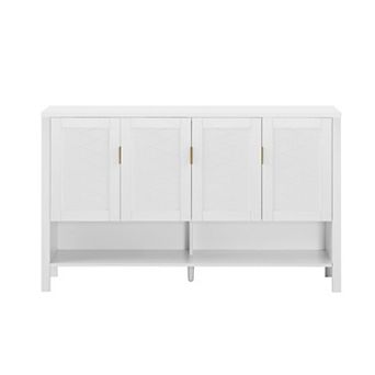 Trikiousd Modern Sideboard Buffet Side Cabinet Entryway Console Table with Bottom Storage Shelf