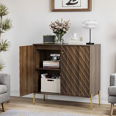 Freestanding Buffet Cabinet Sideboard Storag Cabinet for Living Room Dining Room Entryway