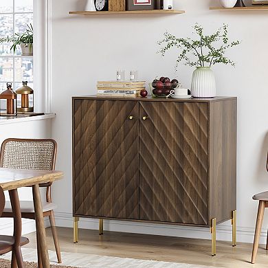 Freestanding Buffet Cabinet Sideboard Storag Cabinet for Living Room Dining Room Entryway