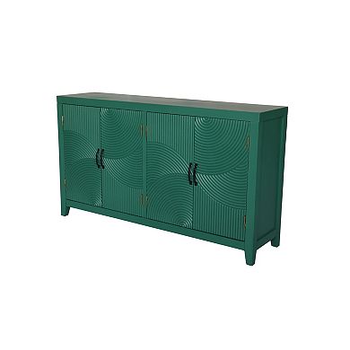 Trikiousd Freestanding Sideboard Buffet Kitchen Storage Cabinet Cupboard Console Table