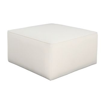 Trikiousd Upholstered Square Ottoman Sofa Footrest