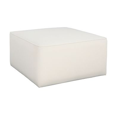 Trikiousd Upholstered Square Ottoman Sofa Footrest