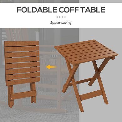 Trikiousd Outdoor Rocking Chairs with High Back, 3-piece Set with 2 Rocking Chairs and Side Table