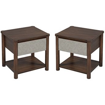 Trikiousd Bedroom Nightstands Bedside Table Set of 2
