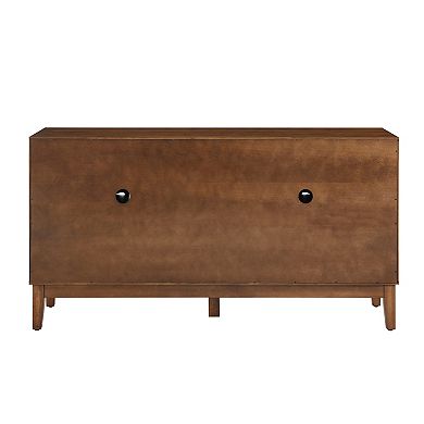 Trikiousd Hollow-carved Sideboard Vintage Storage Cabinet
