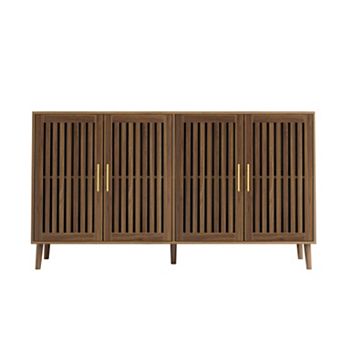 Trikiousd 63" Large Sideboard Entryway Storage Cabinet TV Console Coffee Bar Cabinet