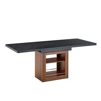 Trikiousd 59-71 Inch Extendable Dining Table with Storage for 4-8