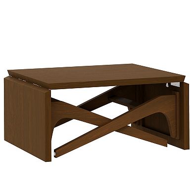 Trikiousd 2-in-1 Transformer Coffee Table with Expandable Top