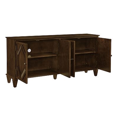 Trikiousd 65" Mid-Century Modern Sideboard Buffet Cabinet with Storage