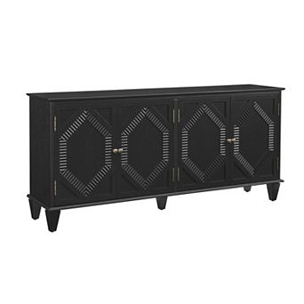 Trikiousd 65" Mid-Century Modern Sideboard Buffet Cabinet with Storage