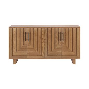 Trikiousd 59-Inch Modern Sideboard Buffet Cabinet with 4 Doors