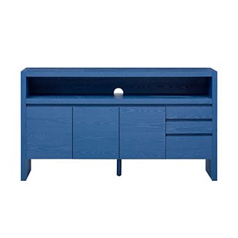 Trikiousd 60-Inch Modern Sideboard with 3 Doors and 3 Drawers