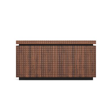 Trikiousd 58.3-Inch Modern 4 Doors Sideboard Buffet Cabinet