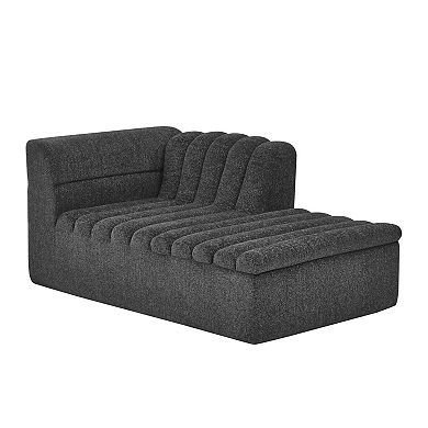 Trikiousd Chenille L-Shaped Modular Sectional Sofa Couch with Chaise