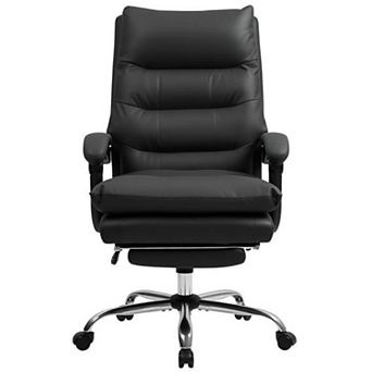 Trikiousd Massage Office Chair Reclining Desk Chair with Footrest and Heat