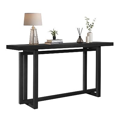 Trikiousd 59" Narrow Console Table Slim Entryway Sofa Table