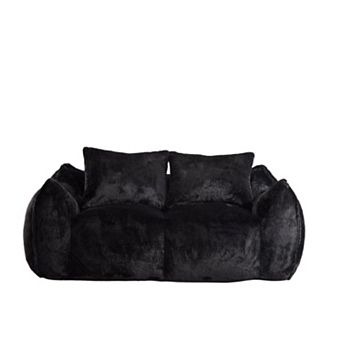 Trikiousd Giant Bean Bag Sofa Loveseat Oversized Chaise Lounge Chair