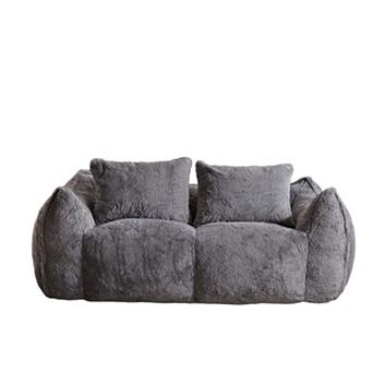 Trikiousd Giant Bean Bag Sofa Loveseat Oversized Chaise Lounge Chair