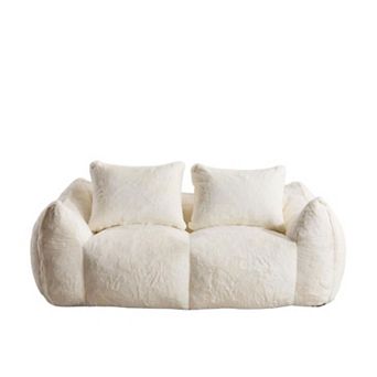 Trikiousd Giant Bean Bag Sofa Loveseat Oversized Chaise Lounge Chair