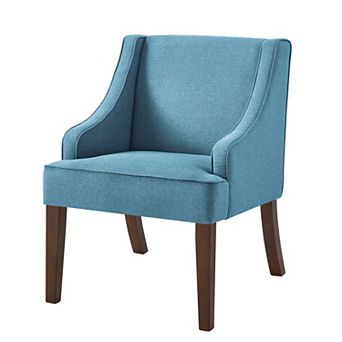 Trikiousd Mid Century Modern Accent Chair with Solid Wood Legs Upholstered Armchair