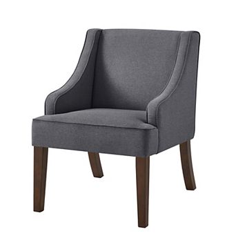 Trikiousd Mid Century Modern Accent Chair with Solid Wood Legs Upholstered Armchair