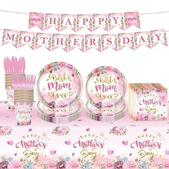 98 pc Mother's Day Party Set for 16