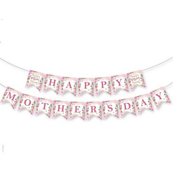 Best Mom Ever Pink Banner for Mother's Day