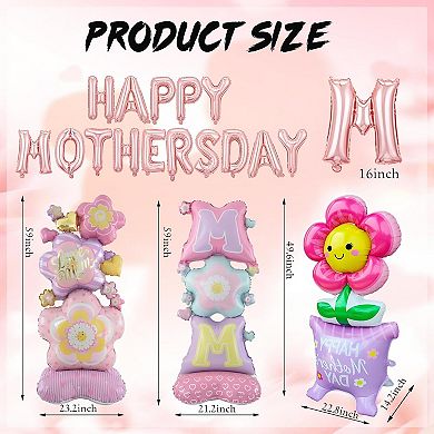 Rose Gold Happy Mother's Day Balloon Set