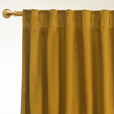 Velvet Blackout Curtains, Thermal Insulated Back Tab Panels