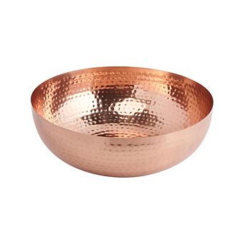 Classic Round Hammered Decorative Bowl