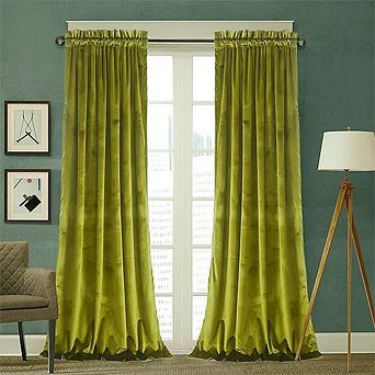 Velvet curtains are Crafted from 280GSM high-density fabric, these curta
