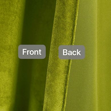 Velvet curtains are Crafted from 280GSM high-density fabric, these curta