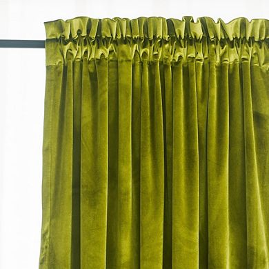Velvet curtains are Crafted from 280GSM high-density fabric, these curta