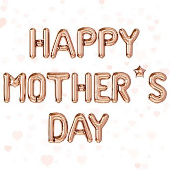 Rose Gold Happy Mother's Day Balloon Set