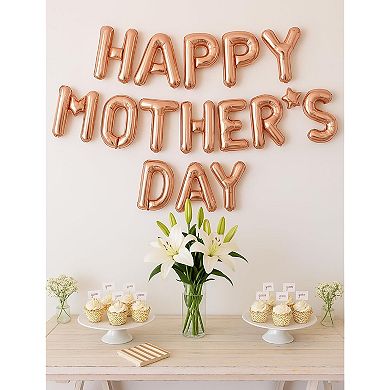 Rose Gold Happy Mother's Day Balloon Set
