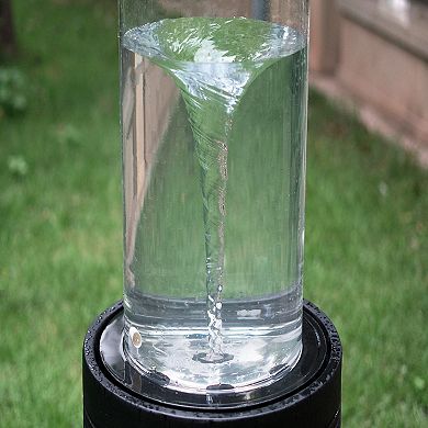 Decorative 4 Tier Broken Pot Water Fountain with LED Lights