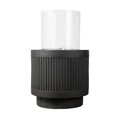 Decorative 4 Tier Broken Pot Water Fountain with LED Lights