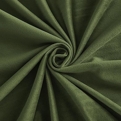 Velvet Room Darkening Curtains, Thermal Insulated Back Tab Panels