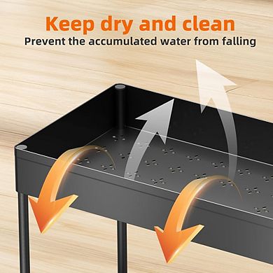 2-Pack 2-Tier Under Sink Pull-Out Organizer, Sliding Cabinet Storage
