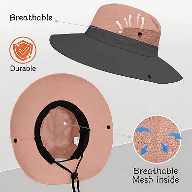 Kaelin Home Ponytail Safari Sun Hat