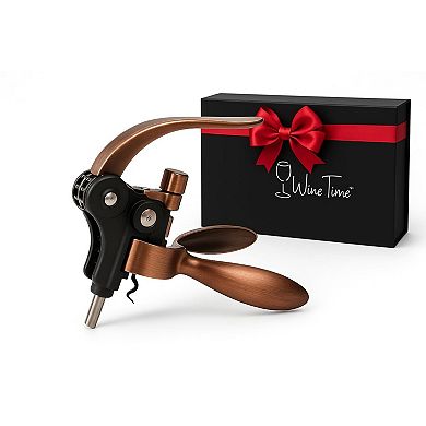 Ultimate Rabbit Wine Opener Set 7 Accessories, Corkscrew, Aerator, Stopper & Stand
