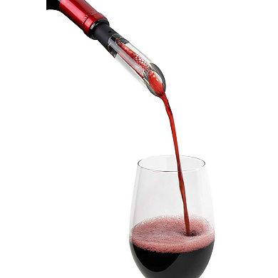 Wine Aerator & Pourer for Red/White Wines Patented Design, Aerates by Glass or Bottle