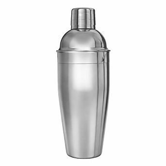 16 pc Stainless Steel Cocktail Shaker Set with Strainer & Travel Tube, 24oz Cobbler