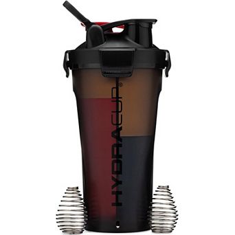 DualShaker Pro 32oz Bottle with Handle, Ball Whisk & Storage, BPA-Free for Protein Shakes