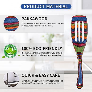 Kitchen Utensils Set - Wooden Cooking Spatula & Spoon for Home & Gifts"