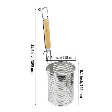 Stainless Steel Spaghetti Strainer Spoon with Handle, 14.7”
