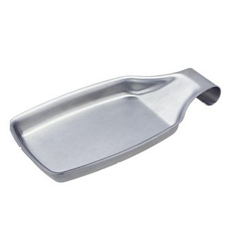 304 Stainless Steel Oversized Spoon Rest, Durable & Brushed Finish