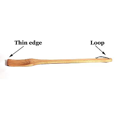 18" Heavy Duty Wooden Stir Paddle for Cooking, Brewing & Grill Mixing