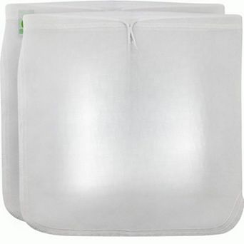 Pro Nut Milk Bags 2-Pack - 12"x12" Reusable Nylon Strainers for Almond Milk & Juices